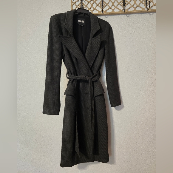 Vena Cava Long Belted Coat ASO Gossip Girl - Picture 3 of 16